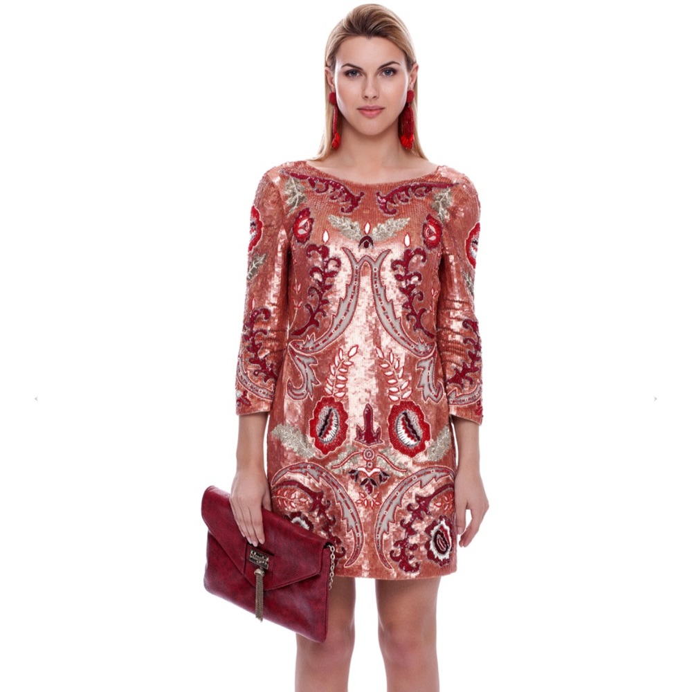 🌟Needle & Thread Tapestry Sequined Mini Dress